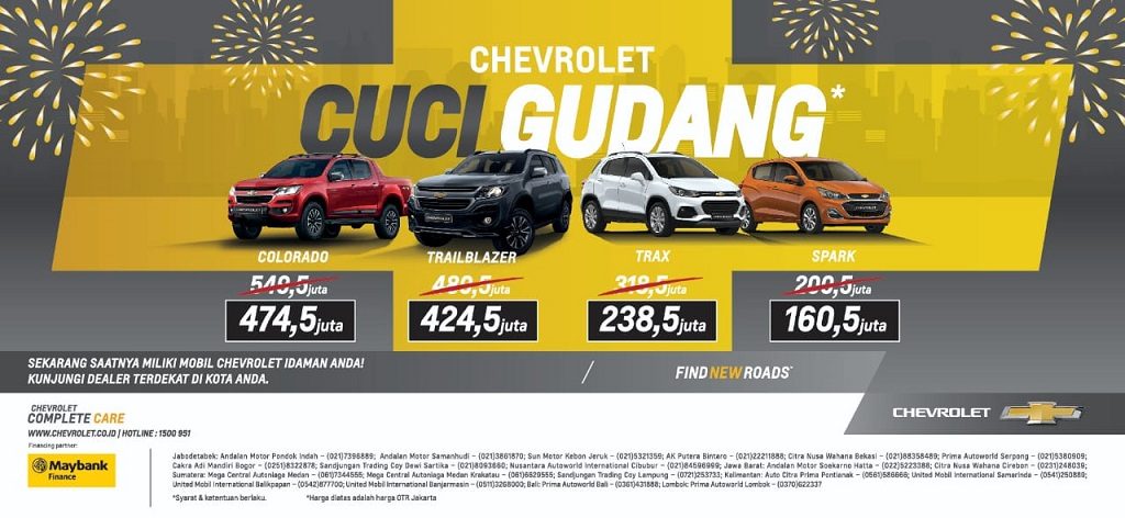 Chevrolet Cuci Gudang