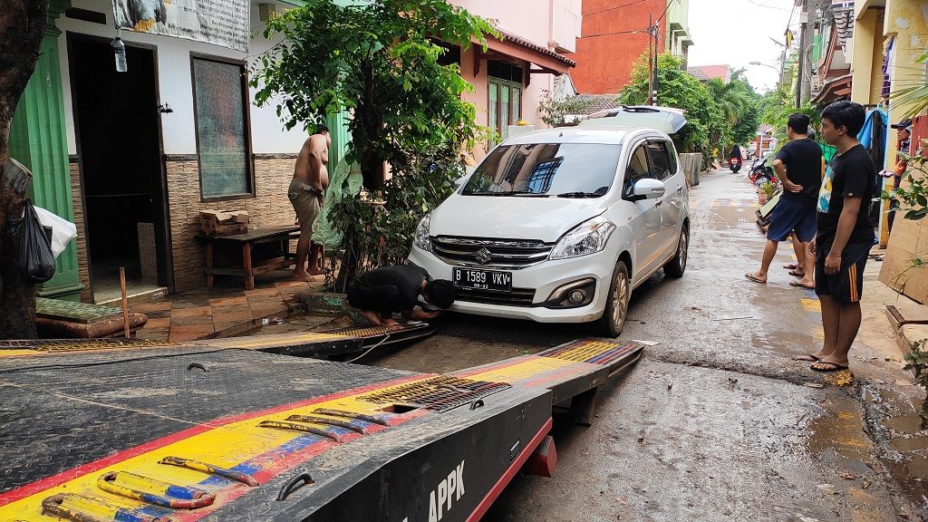 Salah satu konsumen Suzuki terdampak banjir